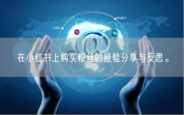 在小红书上购买粉丝的经验分享与反思。