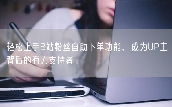 轻松上手B站粉丝自助下单功能，成为UP主背后的有力支持者。