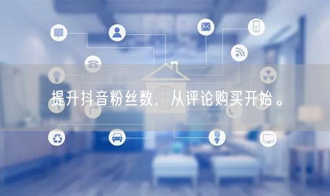 提升抖音粉丝数，从评论购买开始。