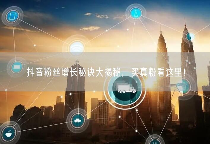 抖音粉丝增长秘诀大揭秘，买真粉看这里！