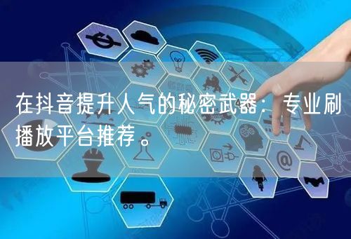 在抖音提升人气的秘密武器：专业刷播放平台推荐。