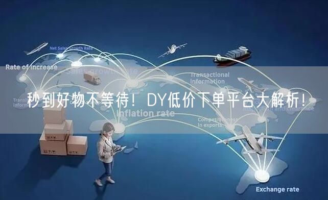 秒到好物不等待！DY低价下单平台大解析！
