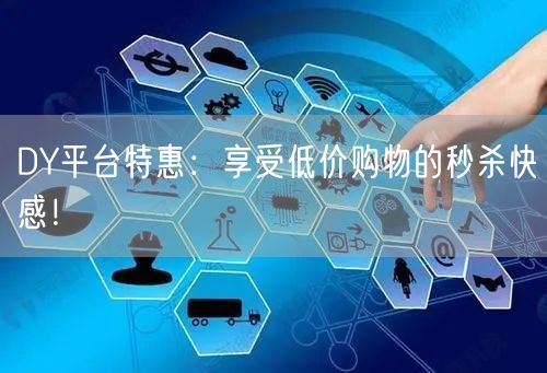 DY平台特惠：享受低价购物的秒杀快感！