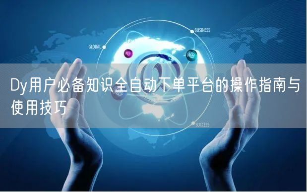 Dy用户必备知识全自动下单平台的操作指南与使用技巧